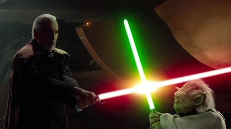 yoda vs dooku youtube